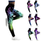 Women's Leggings Fitness Breathable Skinny Butterfly Printed Yoga Pants