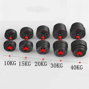 Household Multi-specification Adjustable Dumbbell Disassembly Barbell