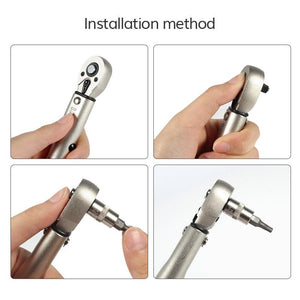 Bicycle Torque Wrench Repair Tool Kits 1/4'' Torque Fix Set 2-24 NM | eprolo