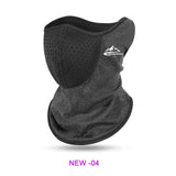 Winter Black Caps Running Scarf Anti-UV Headwear Bicycle sport mask