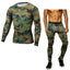 Camouflage Compression Baselayer Set Sports Compression Set Long Sleeve T-Shirt Tights