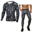 Camouflage Compression Baselayer Set Sports Compression Set Long Sleeve T-Shirt Tights