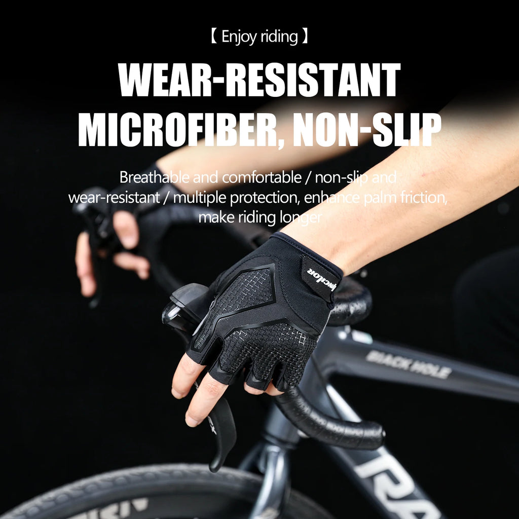 Half finger cycling gloves