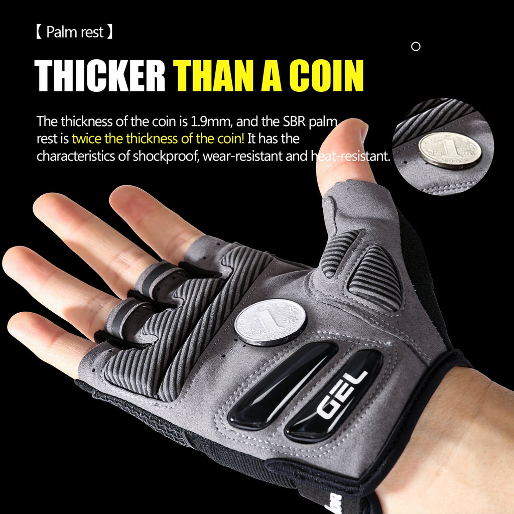 Half finger cycling gloves