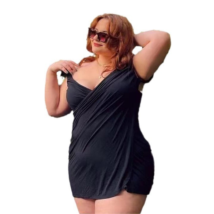 Swimsuit plus size hoodie for women,