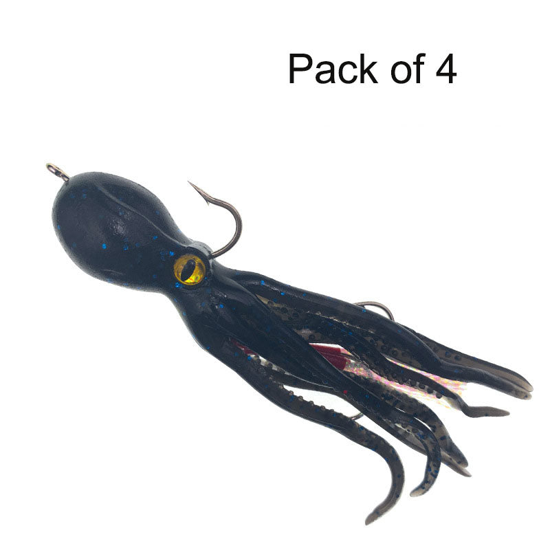 Cebo blando pulpo calamar biomimético 11 cm