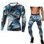 Camouflage Compression Baselayer Set Sports Compression Set Long Sleeve T-Shirt Tights