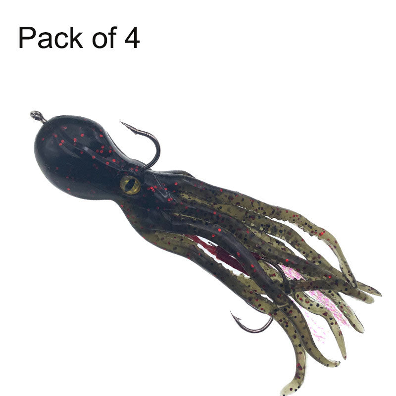 Cebo blando pulpo calamar biomimético 11 cm