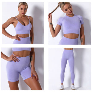 2Pcs/3Pcs/4Pcs Yoga Set Women Fitness Clotching