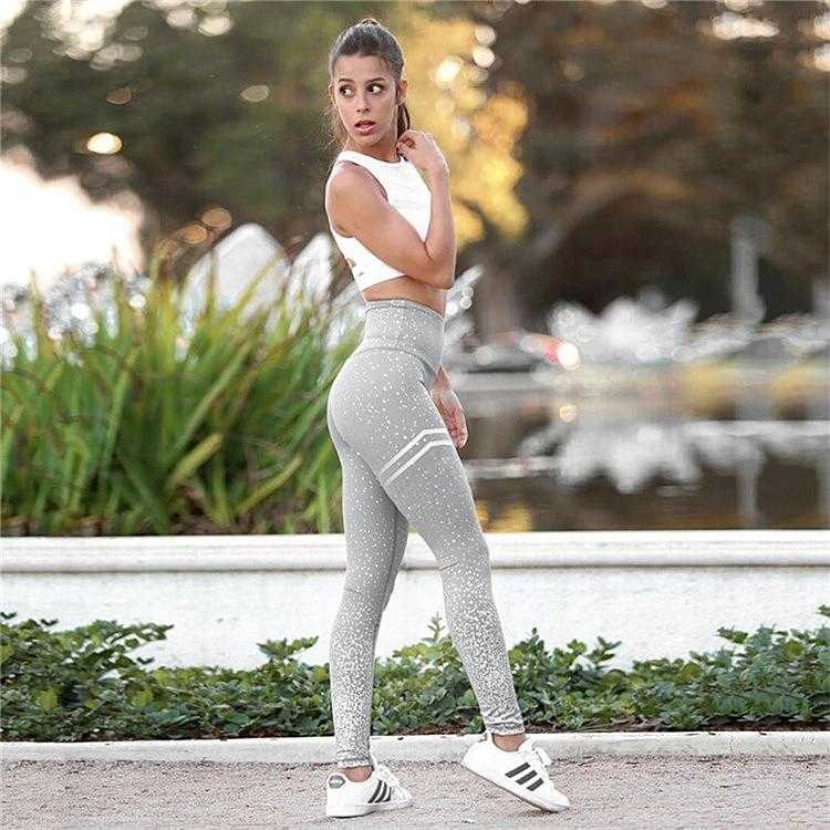 Patchwork Yoga Set Sport Fitness Women Pants Leggings | eprolo