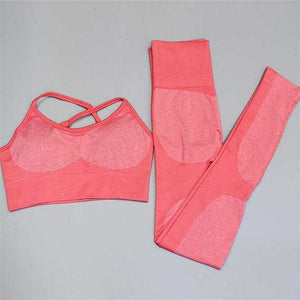 2PCS/Set Camouflage Yoga Set Women Seamless Fitness WORKOUT | eprolo