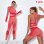 4Pcs Women Vital Seamless Fitness Set