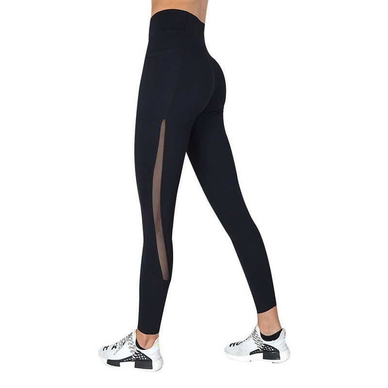 Women Yoga Sport Leggings with Phone Pocket