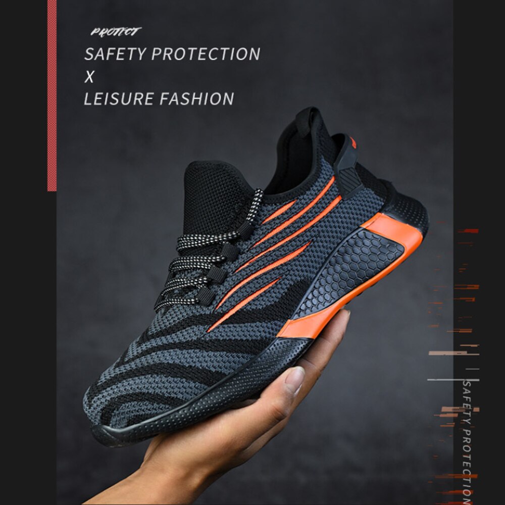 Zapatos de seguridad unisex con punta de acero 