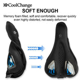 CoolChange Bicycle Saddle Liquid Silicone Gels soft seat  Cover | eprolo