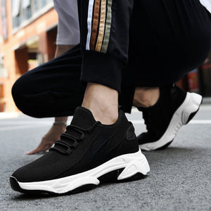 Spring And Autumn New Men's Shoes Cross-border Running Air Cushion Shoes Soft Bottom Casual Sneakers