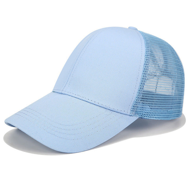 Glitter Ponytail Baseball Cap for Women