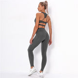 Striped Sports  Leggings Sets Women