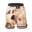 Pantalones cortos de playa holgados con estampado floral