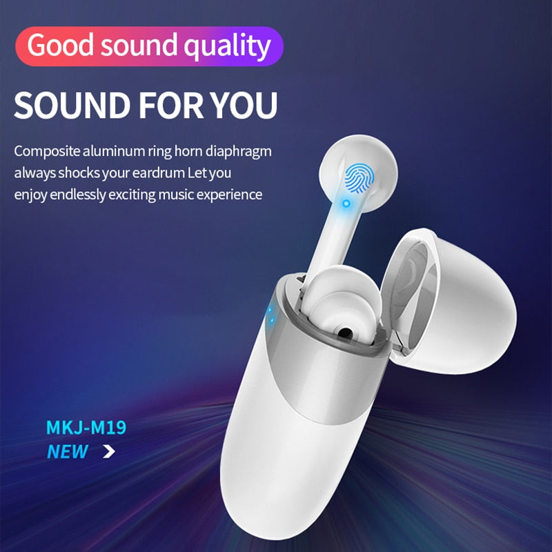 M19 TWS Wireless Bluetooth Headset V5.0