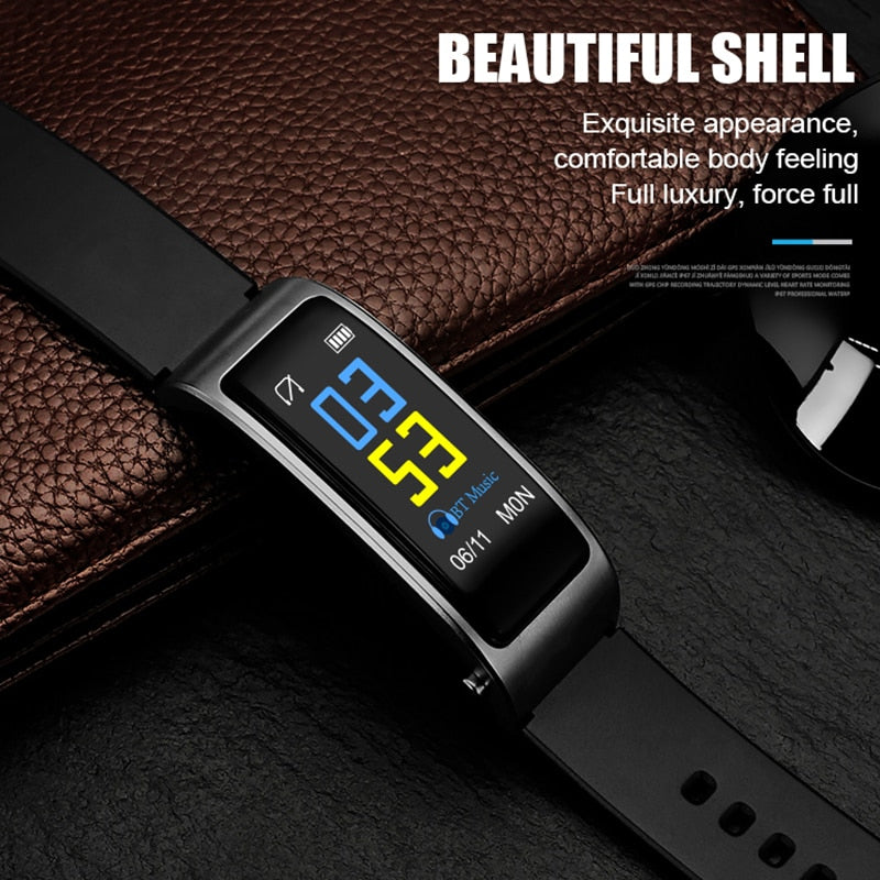 Y3 PLUS Bluetooth Headset Smart Bracelet 2 in 1
