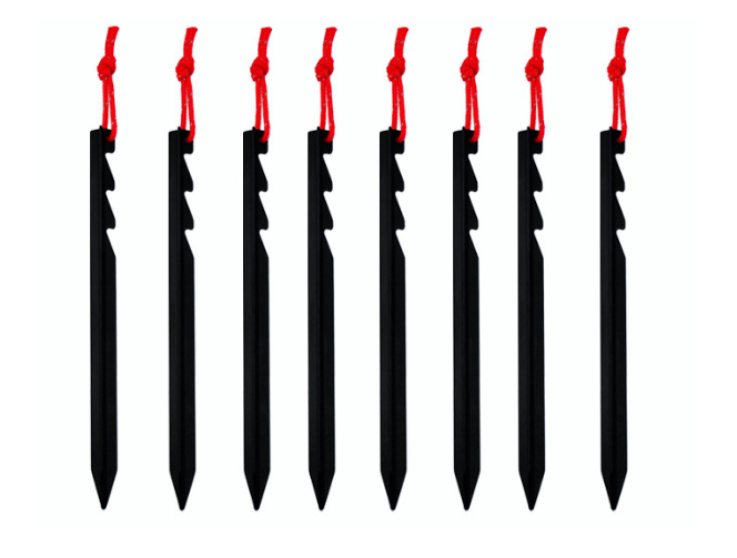 Shinetrip 6pcs/lot adjustable touch point aluminum tent pegs