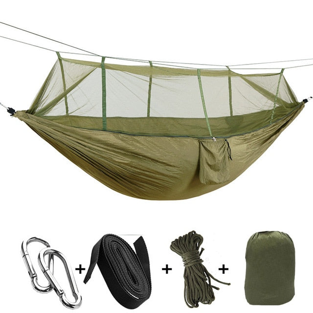 1/2 Person Outdoor Mosquito Net Hammock