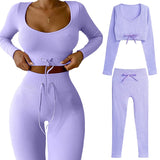 Seamless Yoga Set Women Two Piece