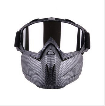 Windproof Skiing Glasses with Face Mask