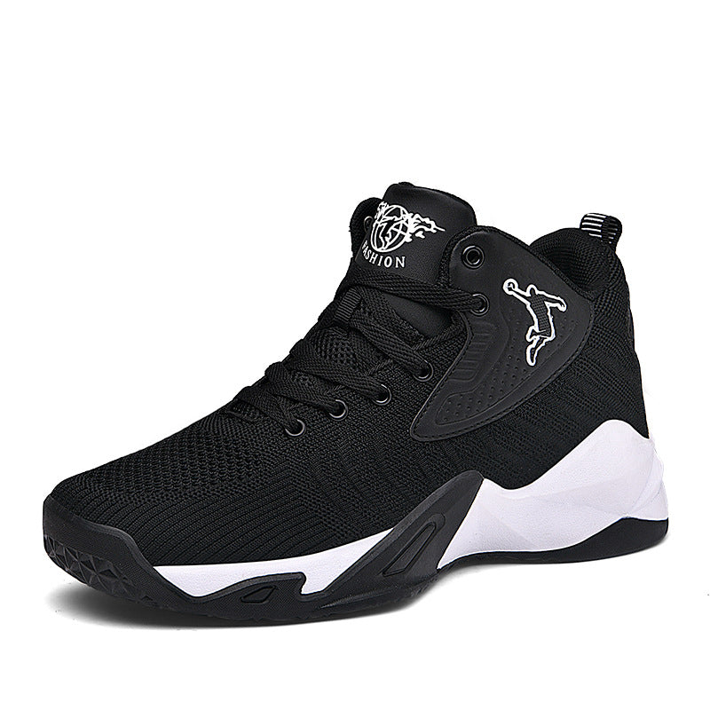 Zapatillas de tenis Flying Net de caña alta para hombre, todas con zapatillas para correr ligeras