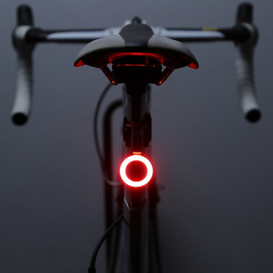 Luces traseras LED intermitentes para tija de sillín de bicicleta de montaña 
