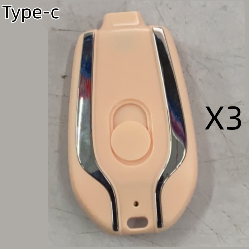 Cargador de llavero con minicargador de emergencia de 1500 mAh