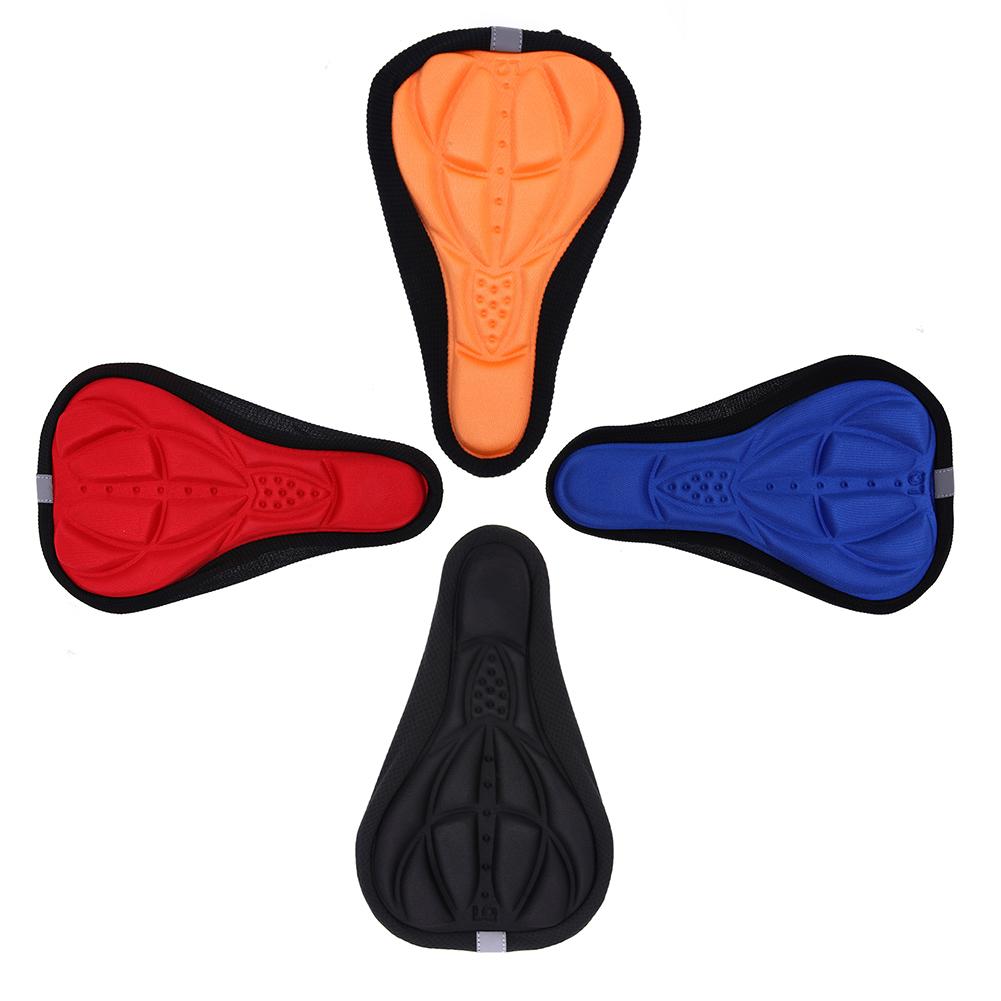 Funda de cojín para asiento de bicicleta de montaña, con gel de silicona 3D ultra suave y extracómodo y grueso