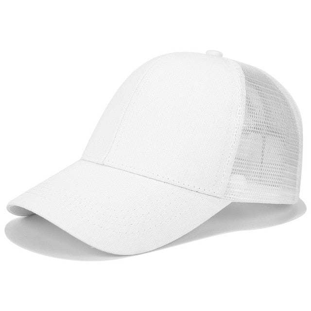 Glitter Ponytail Baseball Cap for Women