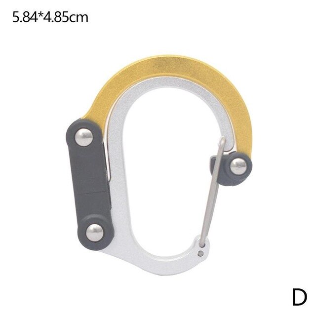 D-type aluminum alloy carabiner multi-function hang buckle | eprolo