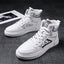 Zapatos casuales de lona de algodón blanco 