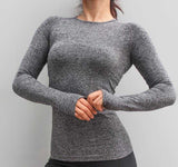 High Stretch Comfort Sport Seamless Long Sleeve | GYMFIT24.COM