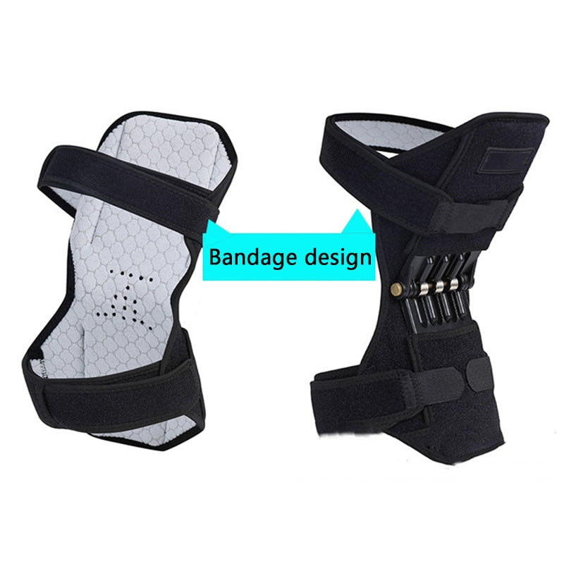 Breathable Non-slip Lift Joint Support Knee Pads Powerful Rebound Spring | GYMFIT24.COM
