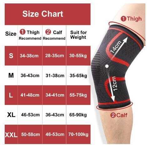 1PC New Band Removable Pressurized Knee Pads | eprolo