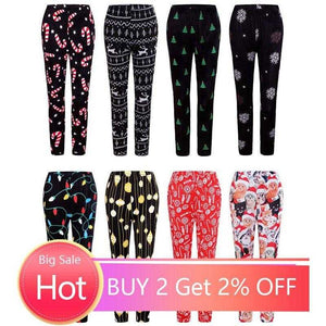 Women New Year Print Legging Ladies Pants Women | GYMFIT24.COM