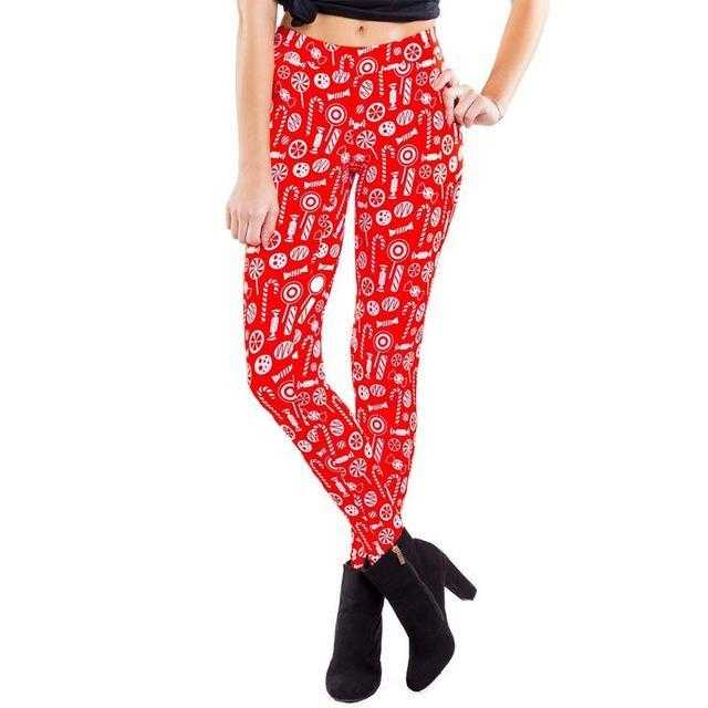 Women New Year Print Legging Ladies Pants Women | GYMFIT24.COM