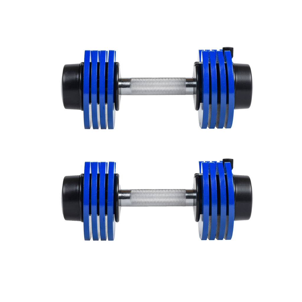 Adjustable Dumbbell Fitness Dumbbell with Handle and Weight Plate
