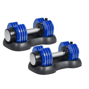 Adjustable Dumbbell Fitness Dumbbell with Handle and Weight Plate