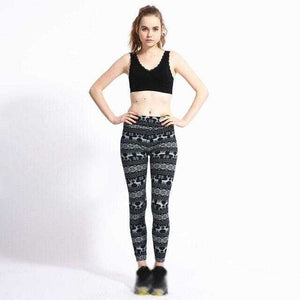 Autumn Winter  Women  Elastic 3D Print Pants Leggings | eprolo