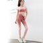 2pcs/set Gradient Yoga Clothing Suit Women