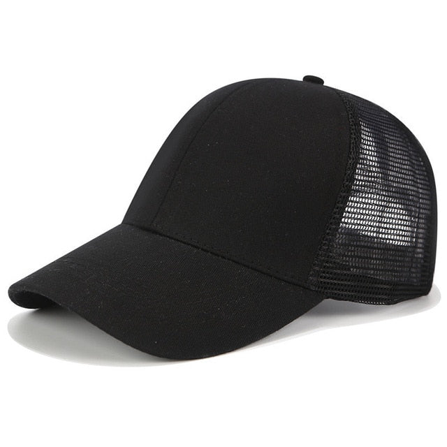 Glitter Ponytail Baseball Cap for Women