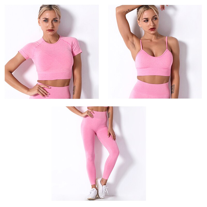 2Pcs/3Pcs/4Pcs Yoga Set Women Fitness Clotching