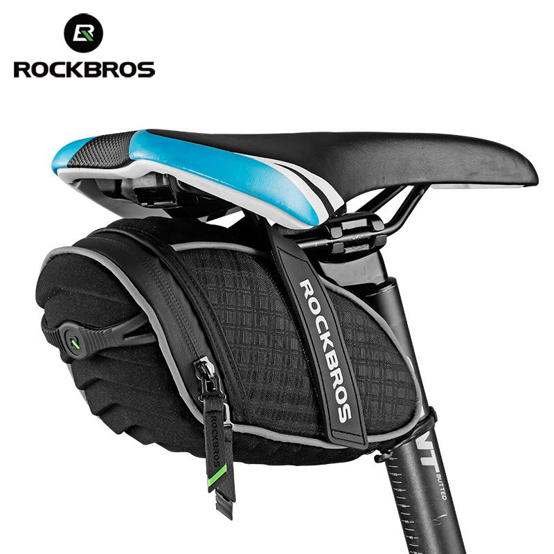 ROCKBROS Bicycle Bag 3D Shell Rainproof Saddle Reflective Bike  Shockproof | eprolo