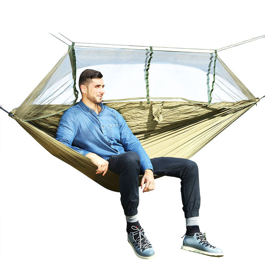 Hamaca con mosquitero para exteriores para 1/2 persona
