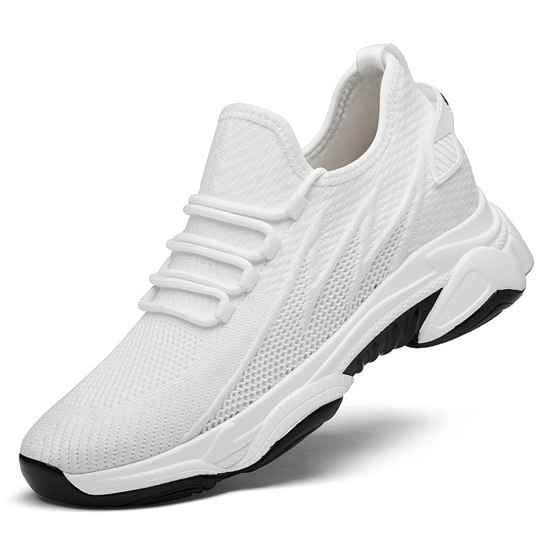 Zapatos nuevos de primavera y otoño para hombre, zapatillas de deporte informales con amortiguación de aire para correr en el extranjero y suela suave